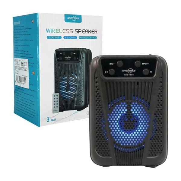 3-inch Bluetooth Speaker With Rgb Lights - Urban Gadgets