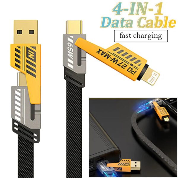 4-in-1 Multi Usb Charging Cable - Urban Gadgets