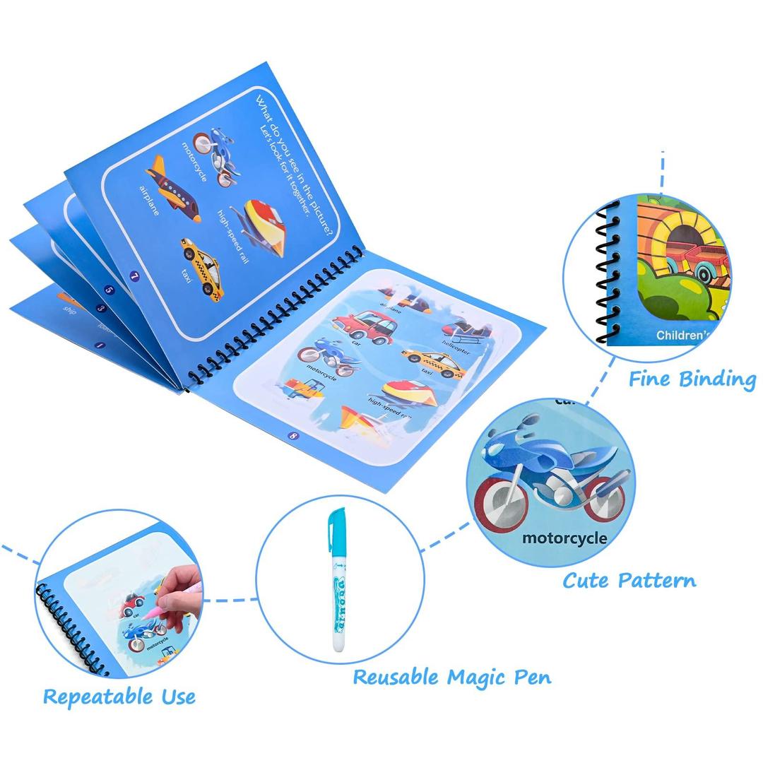 Magic Water Book- 1 Pc - Urban Gadgets