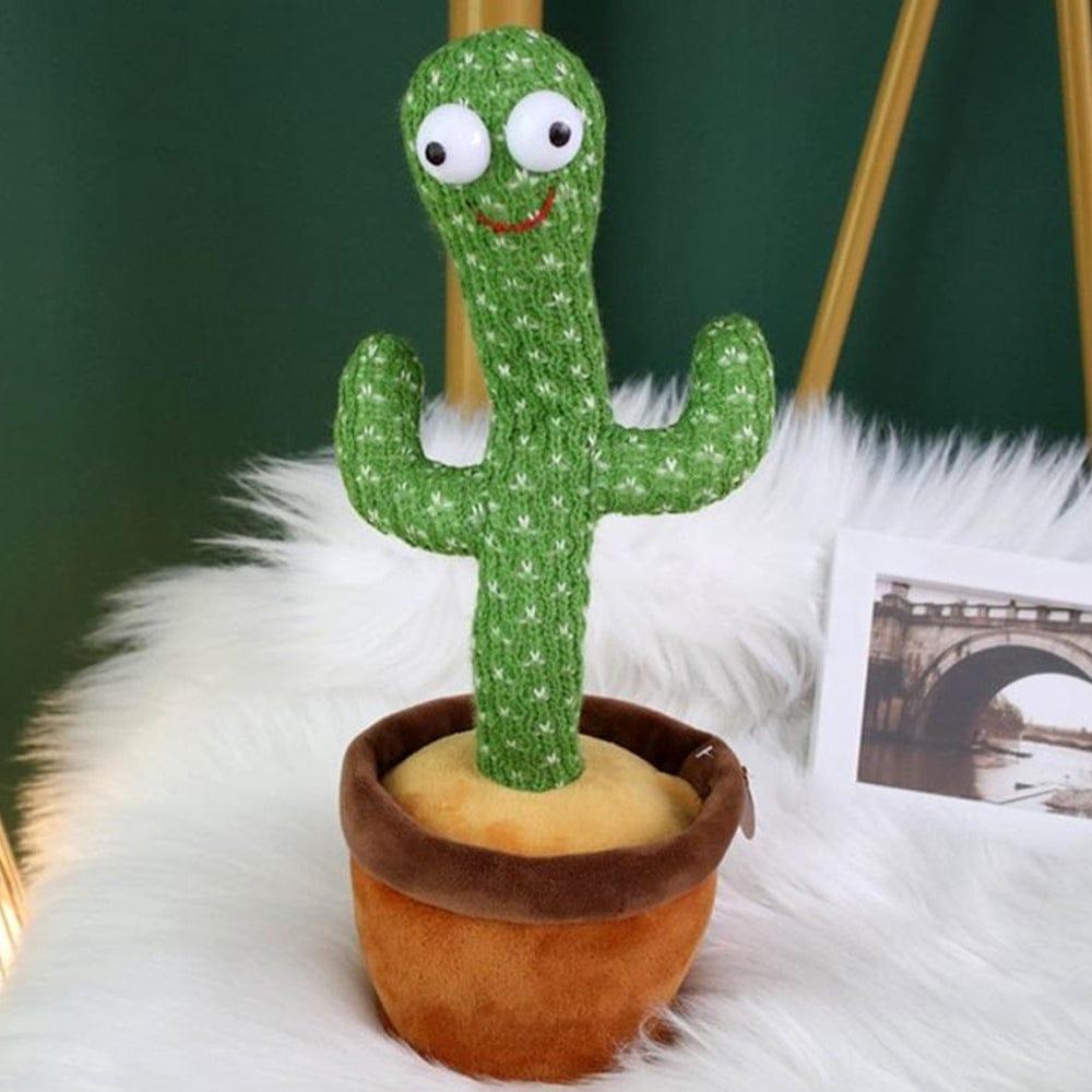 Musical Dancing Cactus Plush Toy for Kids – 1 Pc, Perfect for Boys & Girls - Urban Gadgets