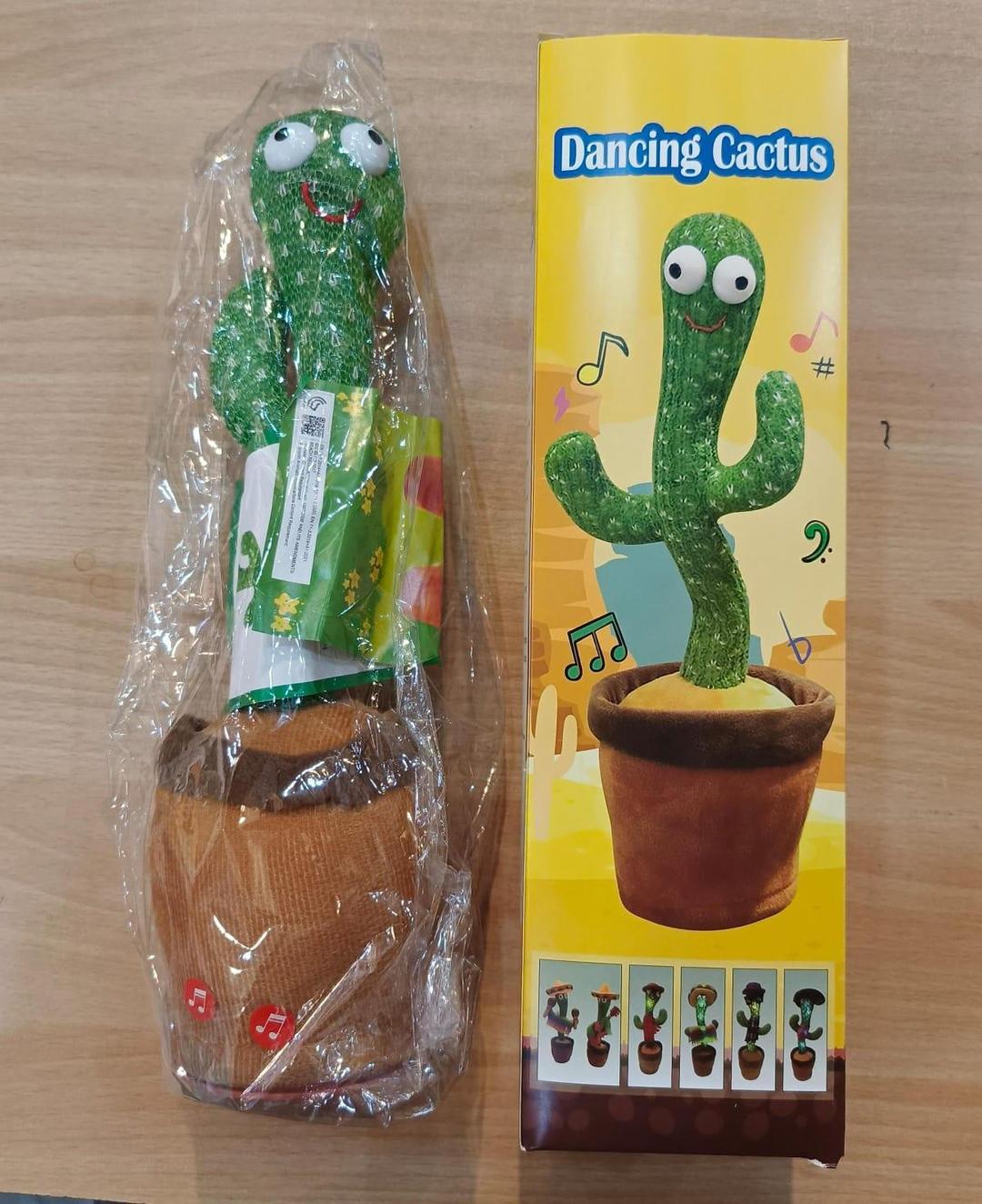 Musical Dancing Cactus Plush Toy for Kids – 1 Pc, Perfect for Boys & Girls - Urban Gadgets