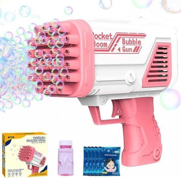 Exciting Multicolor Bubble Gun - 1 Pc Plastic Fun Toy for Kids - Urban Gadgets