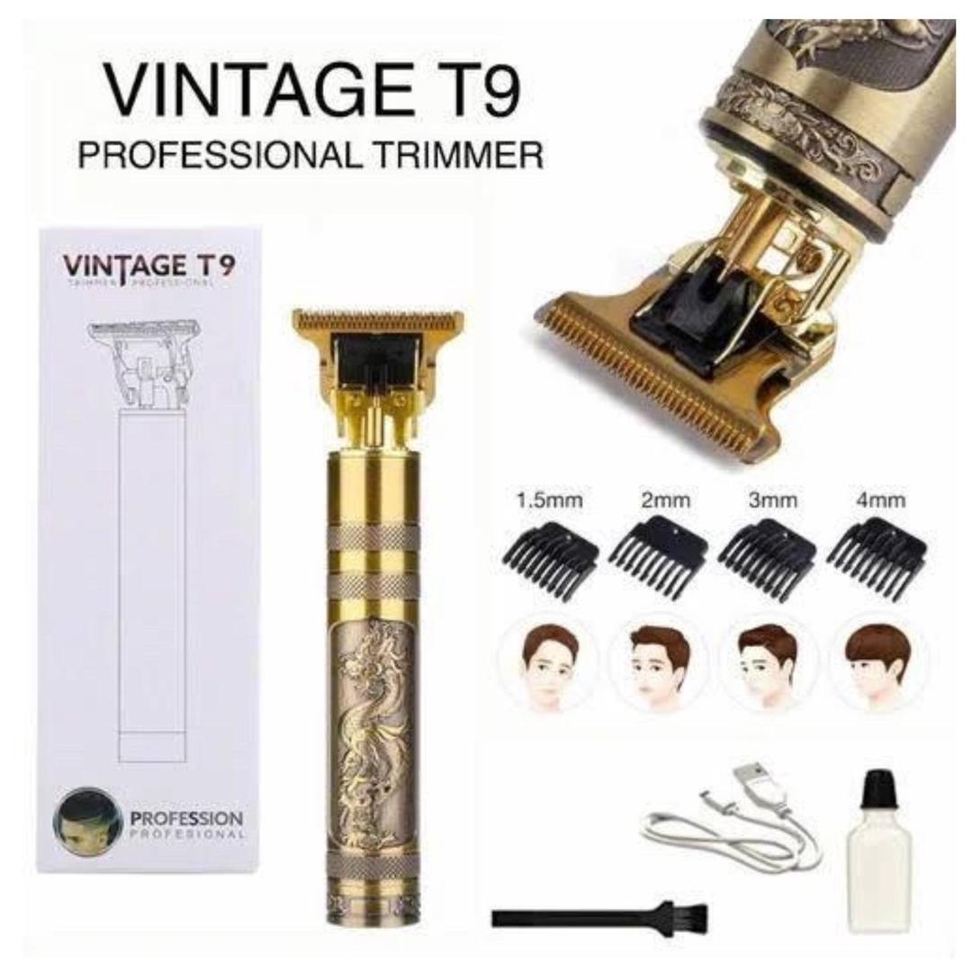 Vintage T9 Hair TrimmerElectric USB Charging Beard Trimmer - Urban Gadgets